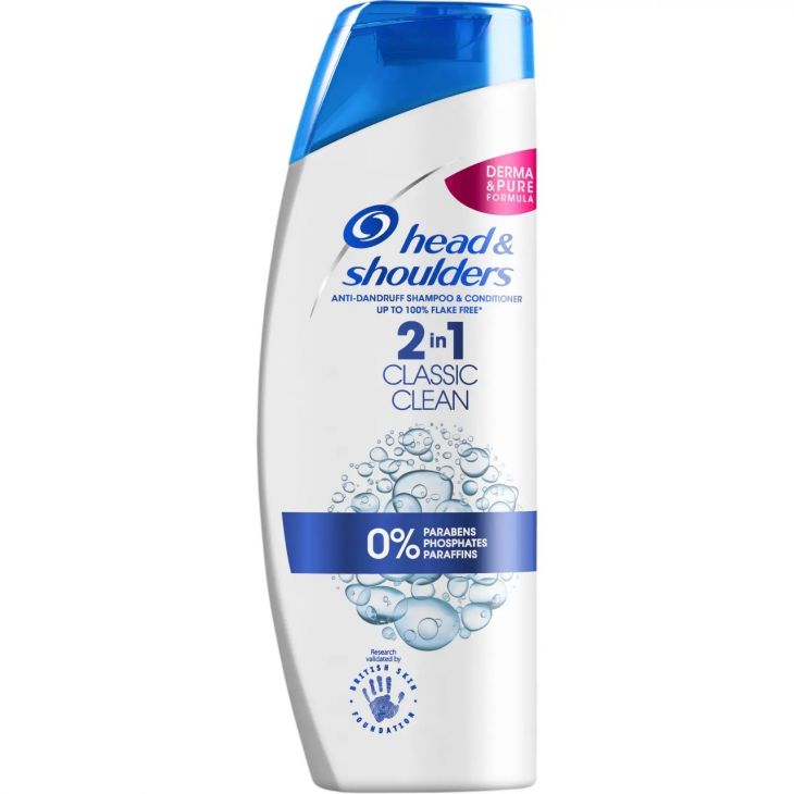 Head & Shoulders Classic Clean шампунь 2 в 1 450 мл