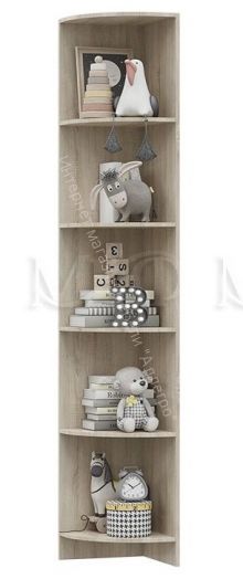 Терминал Мартина ЛДСП Белый глянец, Дуб Сонома