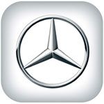 Рамки гос номера для Mersedes Benz