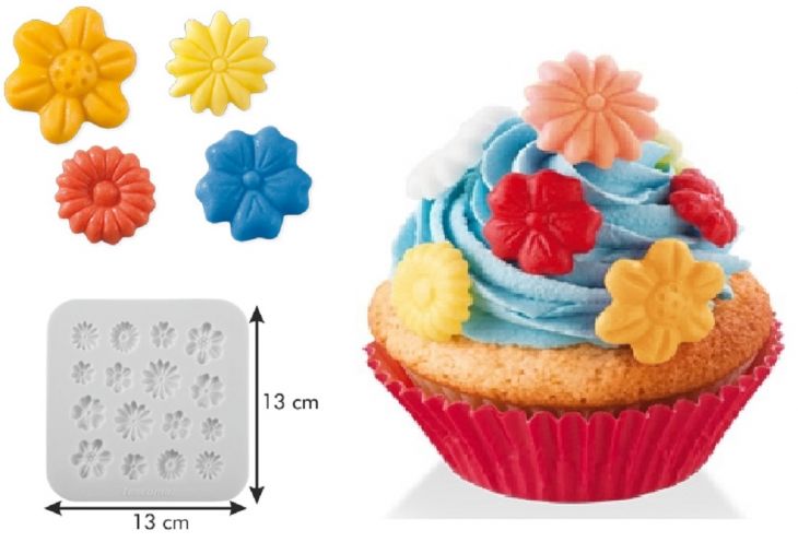 Силиконовые формочки DELICIA DECO цветочки арт. 633028