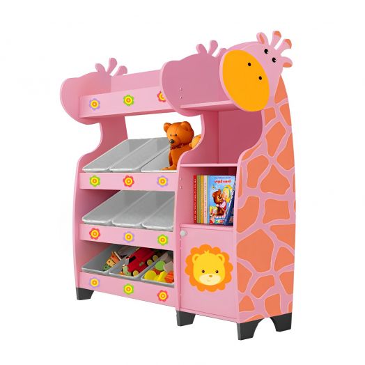 РКСХ25/4 Стеллажная наклонная система хранения "Жирафик" (Розовый)