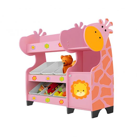 РКСХ25/20 Стеллажная наклонная система хранения "Жирафик" (Розовый)