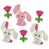 Пуговицы для творчества "RABBIT LOVE (Кроличья любовь)" Dress It Up JESSE JAMES (9359)
