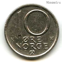 Норвегия 10 эре 1985 K
