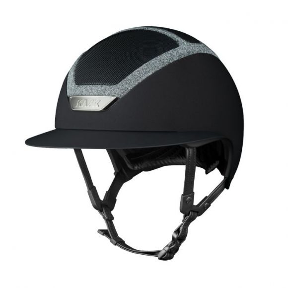 Шлем (жокейка) Kask Star Lady 2.0 Crystals Frame Black-Silver