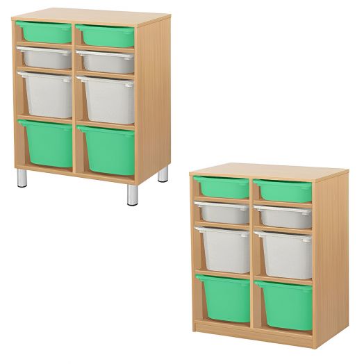 РКСВСХ-2/56 Стеллажная выдвижная система хранения (670х400х1000мм)