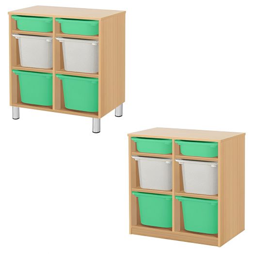 РКСВСХ-2/53 Стеллажная выдвижная система хранения (670х400х800мм)