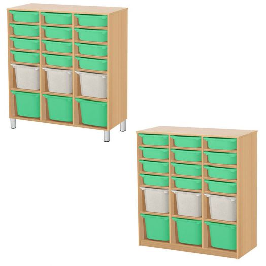 РКСВСХ-3/79 Стеллажная выдвижная система хранения (1000х400х1400мм)