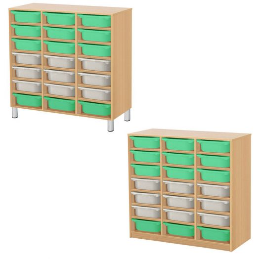 РКСВСХ-3/75 Стеллажная выдвижная система хранения (1000х400х1400мм)