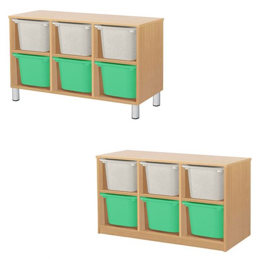 РКСВСХ-3/68 Стеллажная выдвижная система хранения (1000х400х600мм)