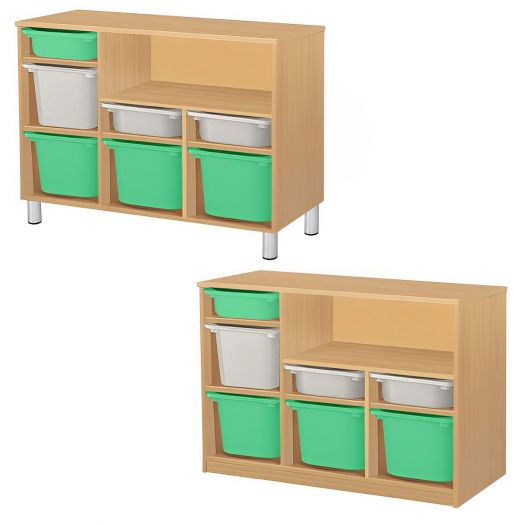 РКТКСХ-К/134 Тумба комбинированная (1000х400х800мм)