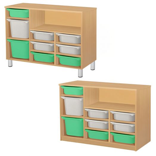 РКТКСХ-К/132 Тумба комбинированная (1000х400х800мм)