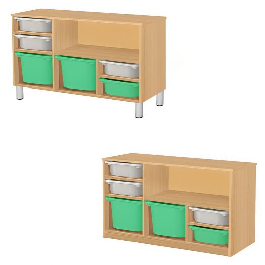 РКТКСХ-К/123 Тумба комбинированная (1000х400х700мм)