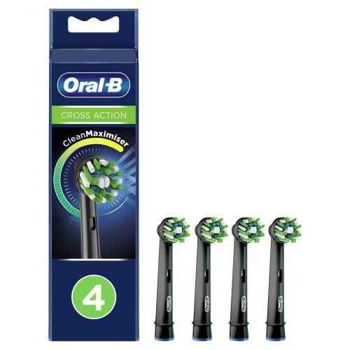 Набор насадок ORAL-B CrossAction Black EB50BRB (4 шт)