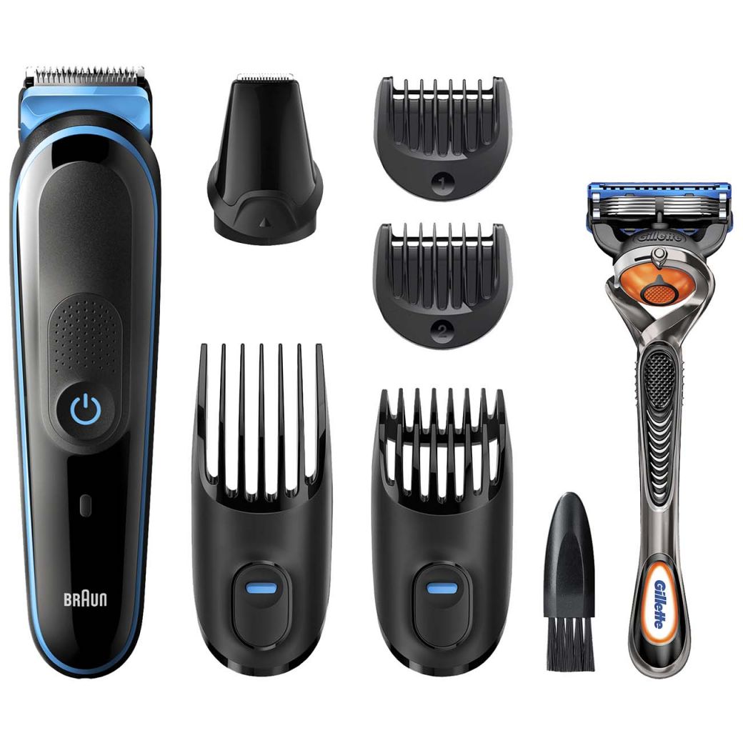 Триммер универсальный Braun MGK5245, 7-в-1 + Бритва Gillette