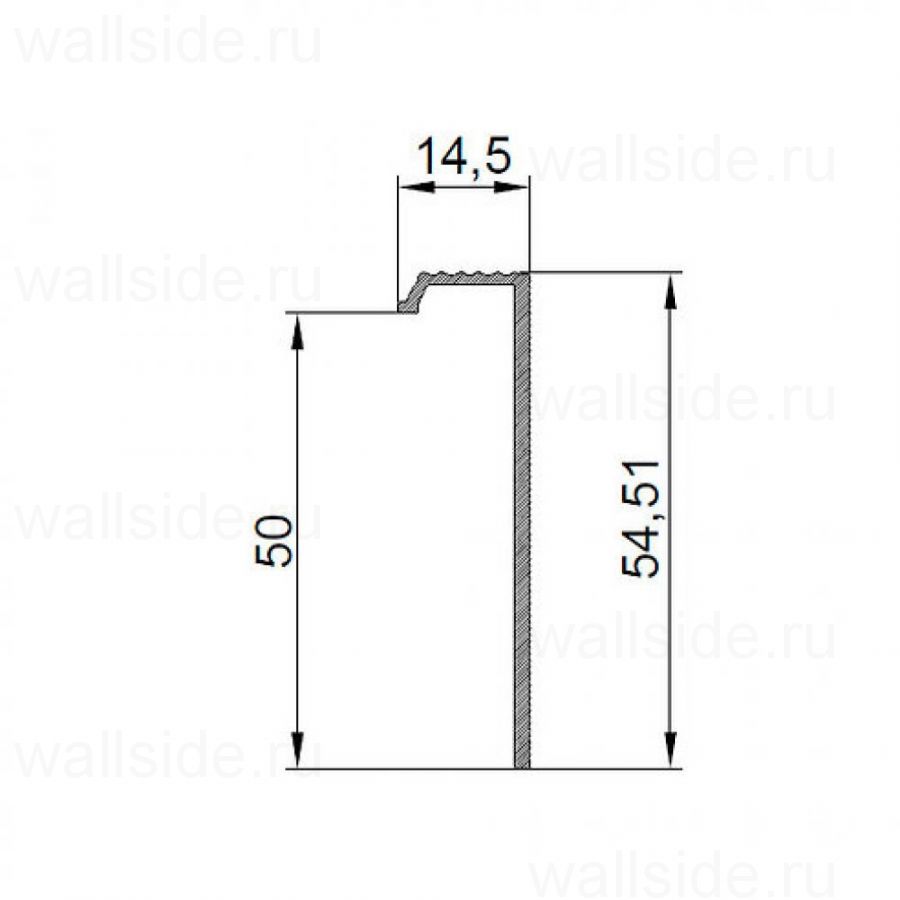 Скрытый плинтус FD-03