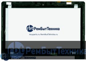 Модуль (Матрица, экран, дисплей + тачскрин)  Asus S400 HD 5343R черный с рамкой