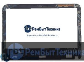 Сенсорное стекло (тачскрин)  Dell Inspiron 14R-3421 черное с рамкой