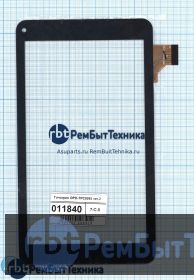 Сенсорное стекло (тачскрин) OPD-TPC0265 ver.2 черное