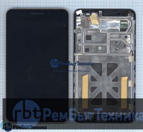 Модуль (Матрица, экран, дисплей + тачскрин)  Asus FonePad 7 FE375CXG черный с рамкой