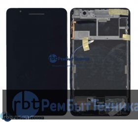 Модуль (Матрица, экран, дисплей + тачскрин)  Asus Fonepad 7 FE171 / FE171CG черный с рамкой