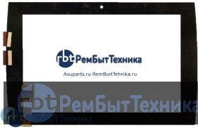 Сенсорное стекло (тачскрин)  Asus Eee Pad Slider SL101 черное