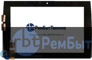 Сенсорное стекло (тачскрин)  Asus Eee Pad Slider SL101 черное