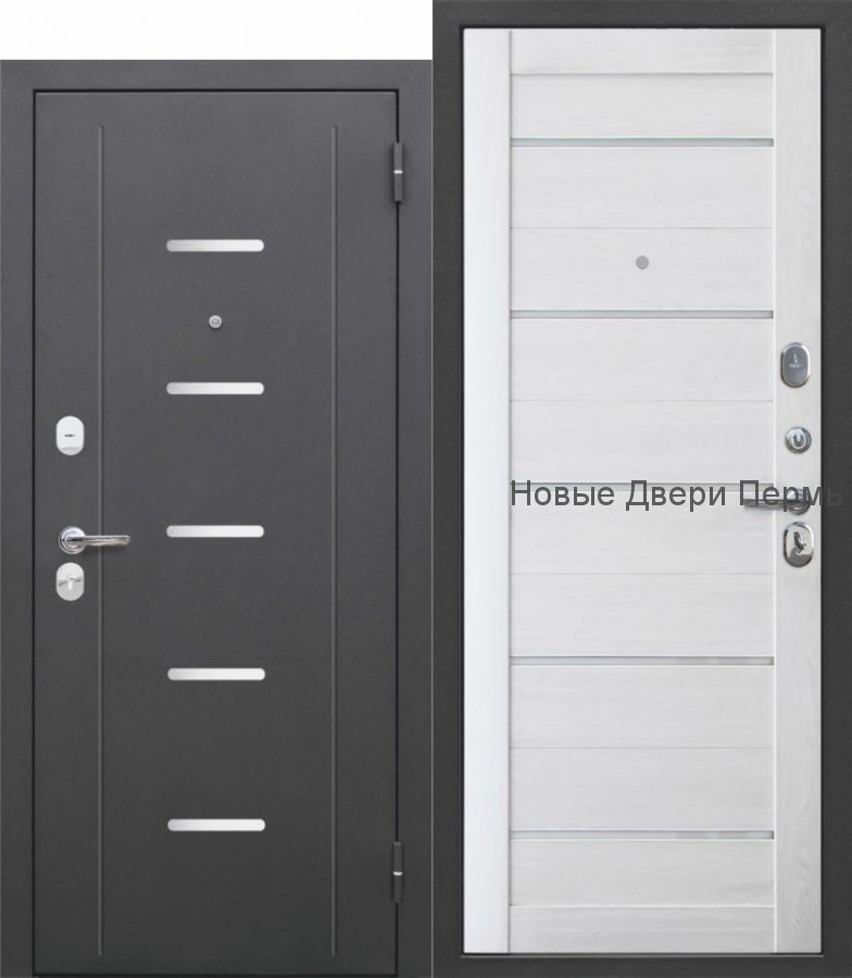 Гранд  Серебро 7,5 " Астана милки   входная дверь в квартиру