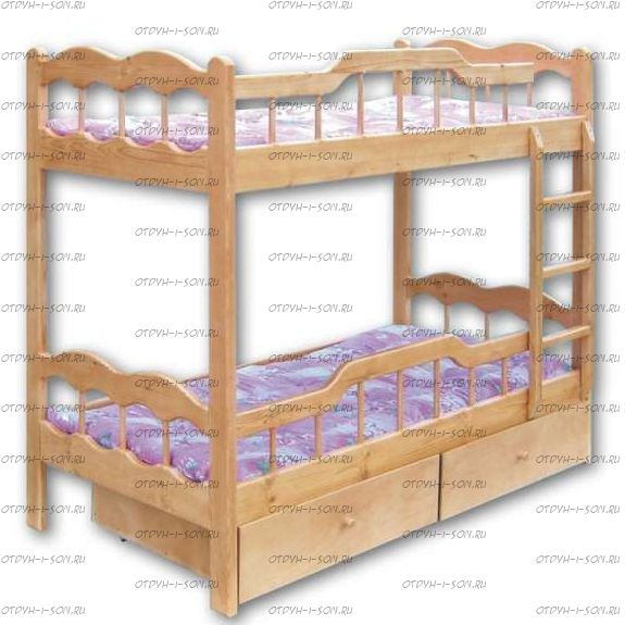 Кровать двухъярусная 43066