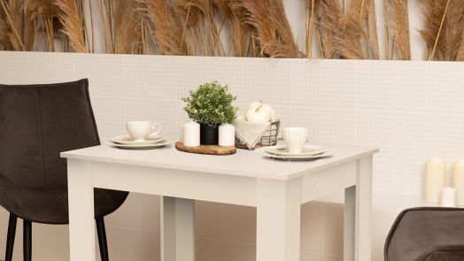 Стол обеденный  "Промо" тип 1 (Белый/Белый)