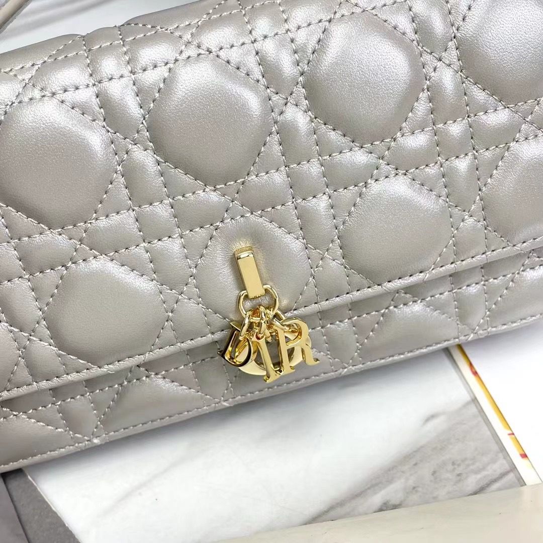 Lady Dior Phone Pouch 18,5x10x4 cm