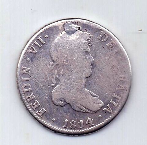 8 реалов 1814 Боливия Испания