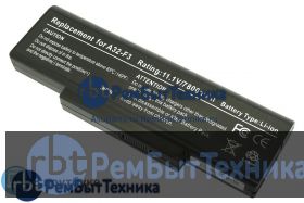 Аккумуляторная батарея для Asus A9, F2, F3, S9, Z series 7800mAh A32-F3 OEM черная