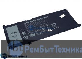 Аккумуляторная батарея для Dell Chromebook 13 3380 (FMXMT) 7.6V 7300mAh