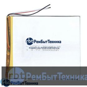 Аккумулятор Li-Pol (батарея) 3*105*125мм 3pin 3.7V/5000mAh