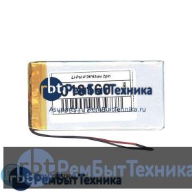 Аккумулятор Li-Pol (батарея) 4*36*63мм 2pin 3.7V/800mAh