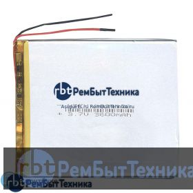 Аккумулятор Li-Pol (батарея) 3*94*108мм 2pin 3.7V/3600mAh