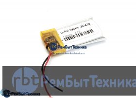 Аккумулятор Li-Pol (батарея) 3*14*30мм 2pin 3.7V/95mAh