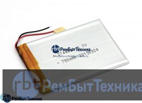 Аккумулятор Li-Pol (батарея) 3*45*60мм 2pin 3.7V/700mAh