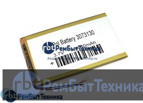 Аккумулятор Li-Pol (батарея) 3*73*130мм 2pin 3.7V/4000mAh