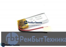 Аккумулятор Li-Pol (батарея) 5*12*30мм 2pin 3.7V/140mAh