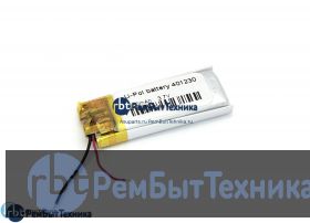 Аккумулятор Li-Pol (батарея) 4*12*30мм 2pin 3.7V/110mAh