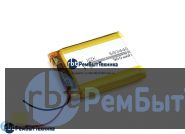 Аккумулятор Li-Pol (батарея) 6.8*34*40мм 2pin 3.7V/900mAh