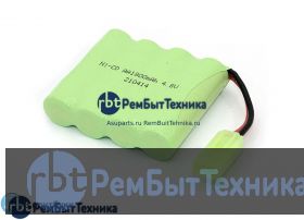 Аккумулятор для Ni-Cd 4.8V 1800 mAh AA Flatpack разъем mini Tamiya