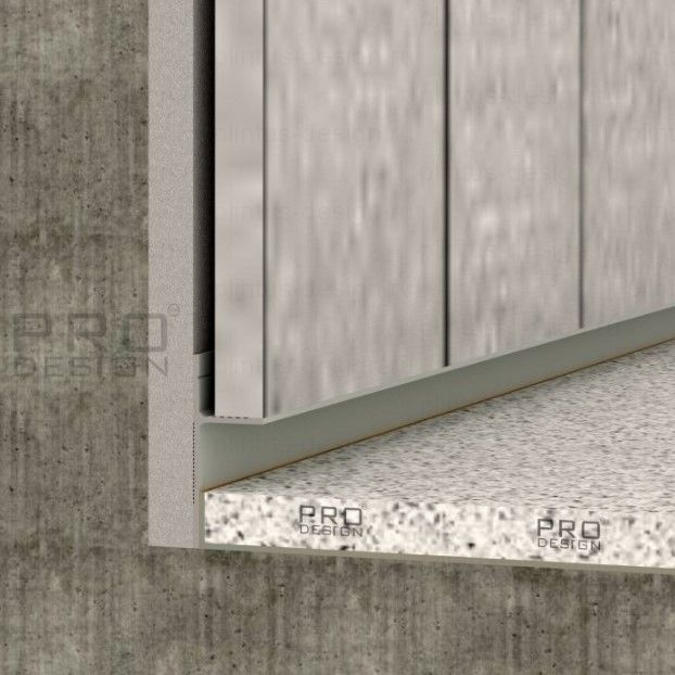 Pro Design Panel 7208 теневой плинтус анодированный