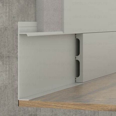 Плинтус скрытого монтажа Pro Design Universal 235 анодированный