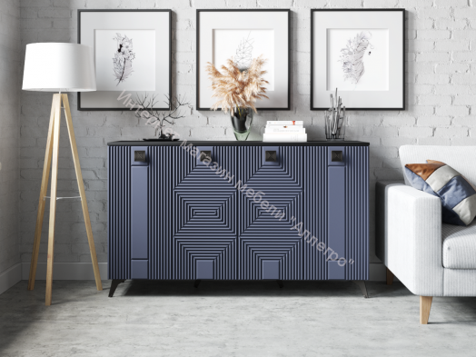 Комодино ПМ-390.04 Океания софт, Черный