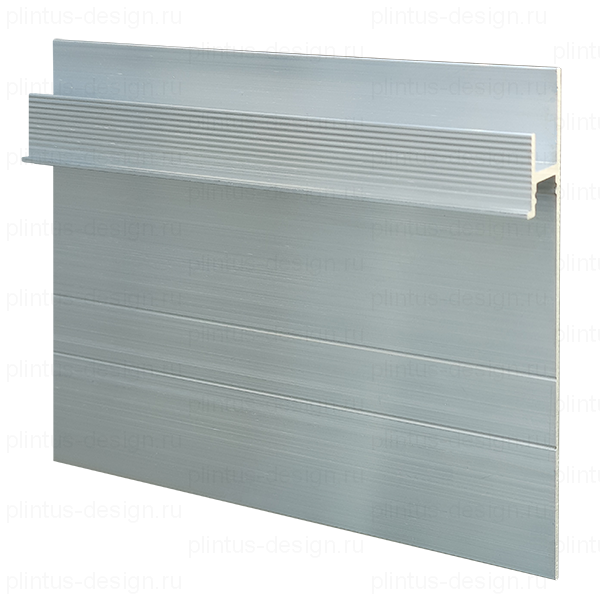 Ликорн С-02.2.1 скрытый плинтус серебристый