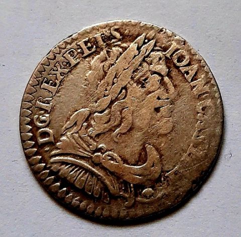 Тымф Орт 1/4 талера 18 грошей 1650 Польша RARE Редкость XF