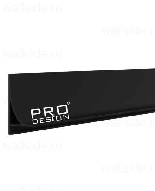 Щелевой плинтус Pro Design Corner L 584 чёрный